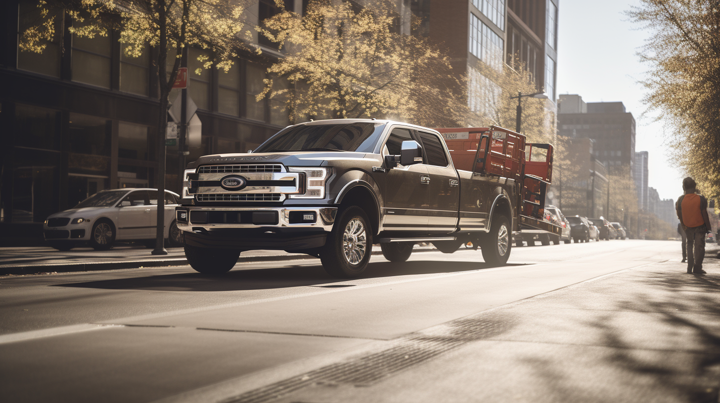 2006 Ford F150 demonstrating its towing capacity
