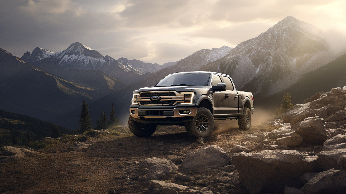 2013 Ford F150 showcasing towing capacity